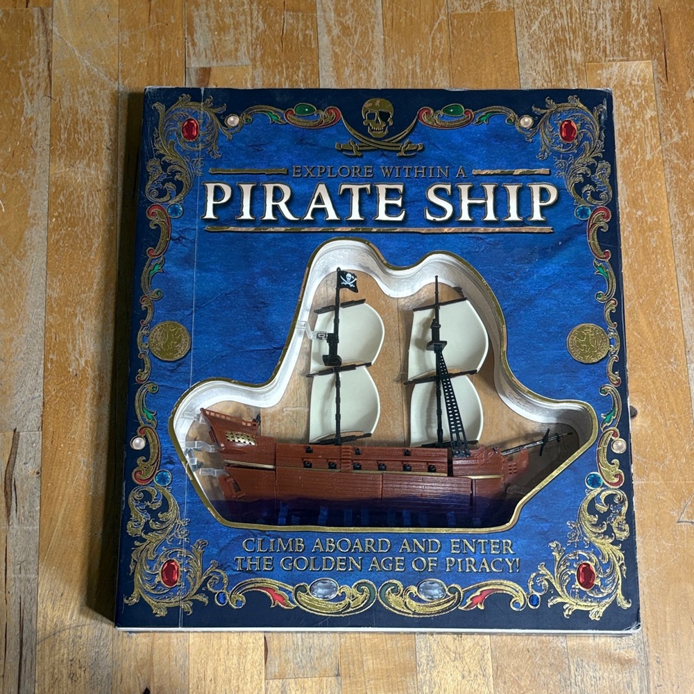 Explore Within a Pirate Ship Book